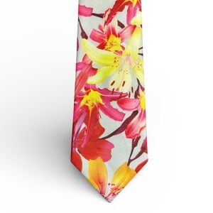 J. Ferrar Floral Slim Tie